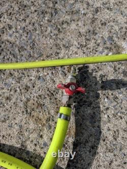 Metal Hose Reel Hi-Vis Water Fed Pole Delivery Hose Ball Valve WFP 100m RRP £195