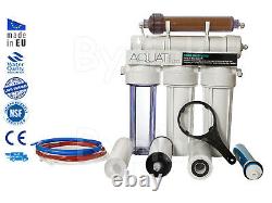 NEW 5 Stage RO & DI resin reverse osmosis water filter system 50/75/100/150GPD
