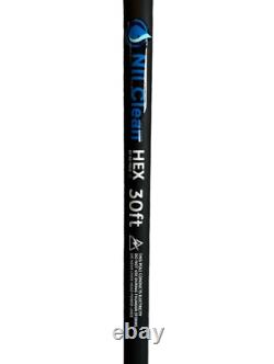 NII Clean Hex design carbon window cleaning waterfed pole various lengths