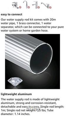 Photovoltaic Panel/Window Cleaner 10M Solar Panels Extendable Water 35cm Brush