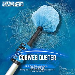 Pole 17Ft (5M) Washing Kit Water Fed Brush, Cobweb Duster and 10