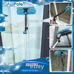 Pole 17Ft (5M) Washing Kit Water Fed Brush, Cobweb Duster and 10