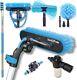 Pole 17ft(5m) Washing Kit Water-fed Brush, Cobweb Duster And 10(25cm) Squeegee