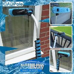 Pole 24 FT 7m Window Cleaning Kit, Window Washing Cleaner Equipment Kit Squ