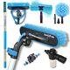 Pole 24ft(7m) Washing Kit Water-fed Brush, Cobweb Duster And 10(25cm)