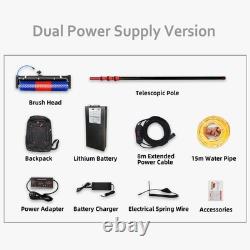 Powered Water Fed Pole Kit -Solar Panel Cleaning Brush, Window Cleaning System
