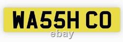 Private number plate WA55 HCO Car Valet Detail Wax Clean Window Cleaner Water