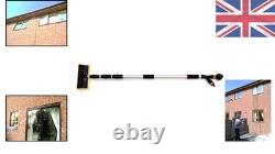 Professional 13FT Telescopic Window Cleaner Built-In Squeegee & Soap Feature