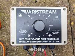 Pure Water Pole Fed FloJet pump and Varistream Analogue Controller with wiring