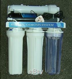 Reverse osmosis system 100gpd booster pump and DI water fed pole window cleaning