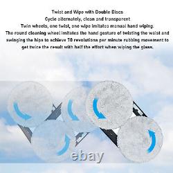 Robotic Window Cleaner Full Automatic Water Spray Window Cleaning Robot EU Plug