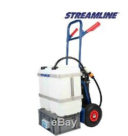 STREAMLINE 50-ltr Trolley Kit for Pure Water Window Cleaning, 25-ft pole & brush