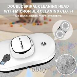 SUNSMAI Smart Window Cleaning Robot Window Cleaner with Auto Water Spray SWLR0001