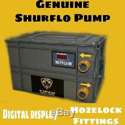 Shurflo 100psi Window Cleaning/Chemical Water Fed Pole Pump Box. Not water genie