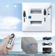 Smart Window Cleaning Robot 3000pa Remote Control Auto Dual Water Spray Cleaner