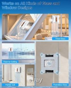 Smart Window Cleaning Robot 3500PA Dual Water Spray Anti-Fall For Glass & Window