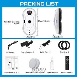 Smart Window Cleaning Robot with Auto Water Spray & Remote 2800Pa Suction