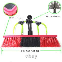 Solar Panel Cleaning Brush Water Fed Pole 20 Ft Aluminum Pole Window Cleaner