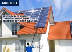 Solar Panel Cleaning Brush and Pole Window Cleaning Brush & Water Fed Pole Kit