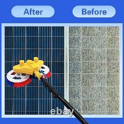 Solar Panel Cleaning Brush, window Wash Equipment Brush, with Water Fed Pole Kit