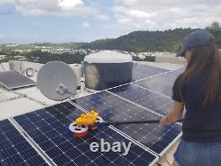 Solar Panel Cleaning Brush, window Wash Equipment Brush, with Water Fed Pole Kit