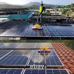Solar Panel Cleaning Brush, window Wash Equipment Brush, with Water Fed Pole Kit
