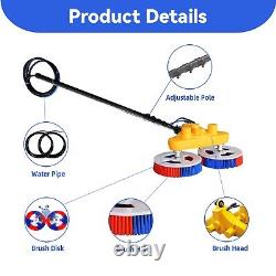 Solar Panel Cleaning Brush, window Wash Equipment Brush, with Water Fed Pole Kit