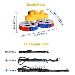 Solar Panel Cleaning Brush, window Wash Equipment Brush, with Water Fed Pole Kit