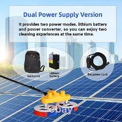 Solar Panel Cleaning Brush, window Wash Equipment Brush, with Water Fed Pole Kit