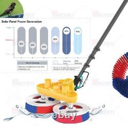 Solar Panel Cleaning Brush, window Wash Equipment Brush, with Water Fed Pole Kit