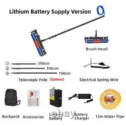 Solar Panel Cleaning Kit Automatic Rotary Cleaning Brush Roof Water Brush