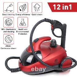 Superlex 12-in-1 Steam Cleaner Mop Steamer HandHeld Upright Carpet Window 1500W