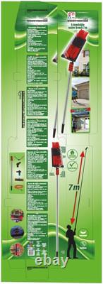 Telescopic Cleaning Brush, Telescopic Hydrocleaner, up to 7 Mt, Water Powered