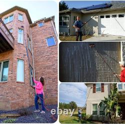 Telescopic Cleaning Brush, Water Powered, Soap Dispenser, Cleaning Solar Panels