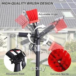 Telescopic Water-Powered Cleaning Pole Brush Kit, Window Cleaner 5.8m Adjustable