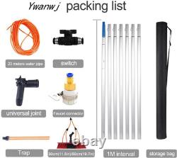 Telescopic Window Cleaner 10M Pole for Solar Panel Cleaning Extendable Water