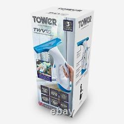 Tower Cordless Window Cleaner with Rechargeable Battery 150 ml Water Tank, 20 W