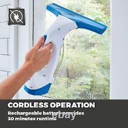 Tower Cordless Window Cleaner with Rechargeable Battery 150 ml Water Tank, 20 W