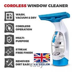 Tower Handheld Cordless Rechargeable Window Vacuum Cleaner 30min 150ml NEW