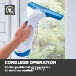 Tower Handheld Cordless Rechargeable Window Vacuum Cleaner 30min 150ml TWV10