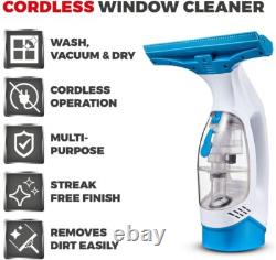 Tower T131001 Rechargeable Cordless 20w Window Cleaner 150ml, Removable Tank