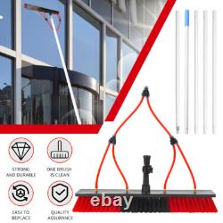 UK Telescopic Window & Solar Panel Cleaning Pole Water Fed Cleaning Brush Kit
