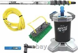 UNGER RINSE N GO AK159 PURE WATER CLEANING KIT & 7m vevor Telescopic pole £350