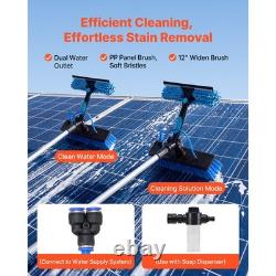 Uimoso Solar Panel Cleaning Kit with Water-Fed Pole, Brush, and Soap Dispenser