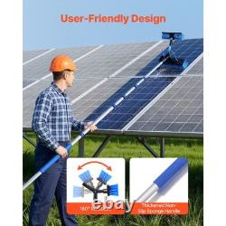 Uimoso Solar Panel Cleaning Kit with Water-Fed Pole, Brush, and Soap Dispenser