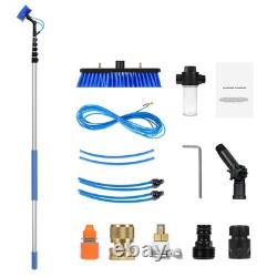 Uimoso Water Fed Pole Kit 11m Solar Panel Cleaning Pole with Extendable Handle