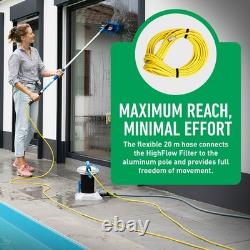 Unger HighFlow Pure Water Glass Cleaning Kit 1.2m with Filter, Hose & Brush