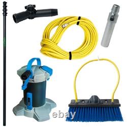 Unger HighFlow Pure Water Kit 6m with Filter, Hose, Brush Streak-Free Cleaning