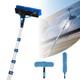 Vevor Solar Panel Cleaning Kit Water Fed Pole Kit 7.365 M Brush Soap Dispenser