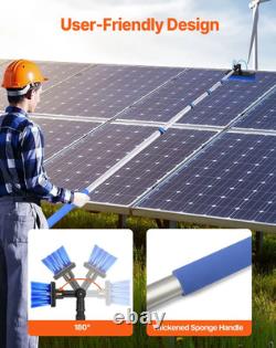 VEVOR Water Fed Pole Kit 7.3m Solar Panel Cleaning Pole with Extendable Handle